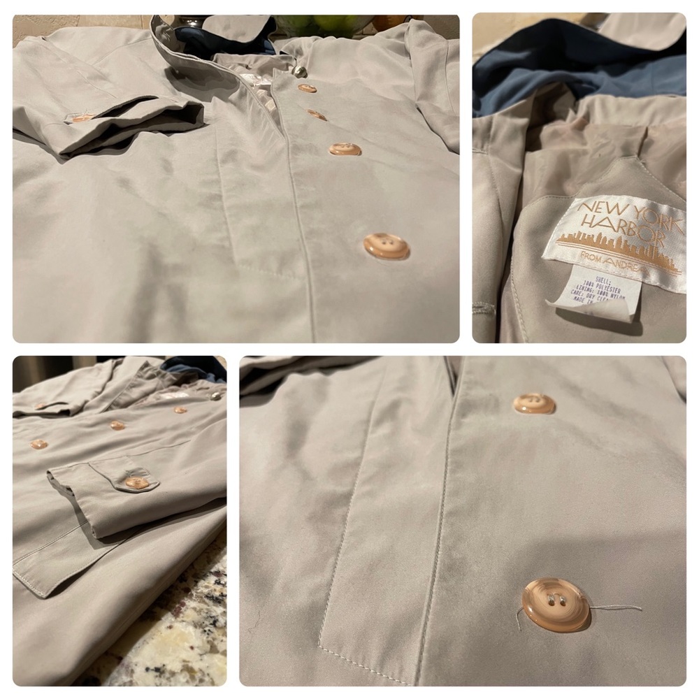 New York harbor Vintage Coat